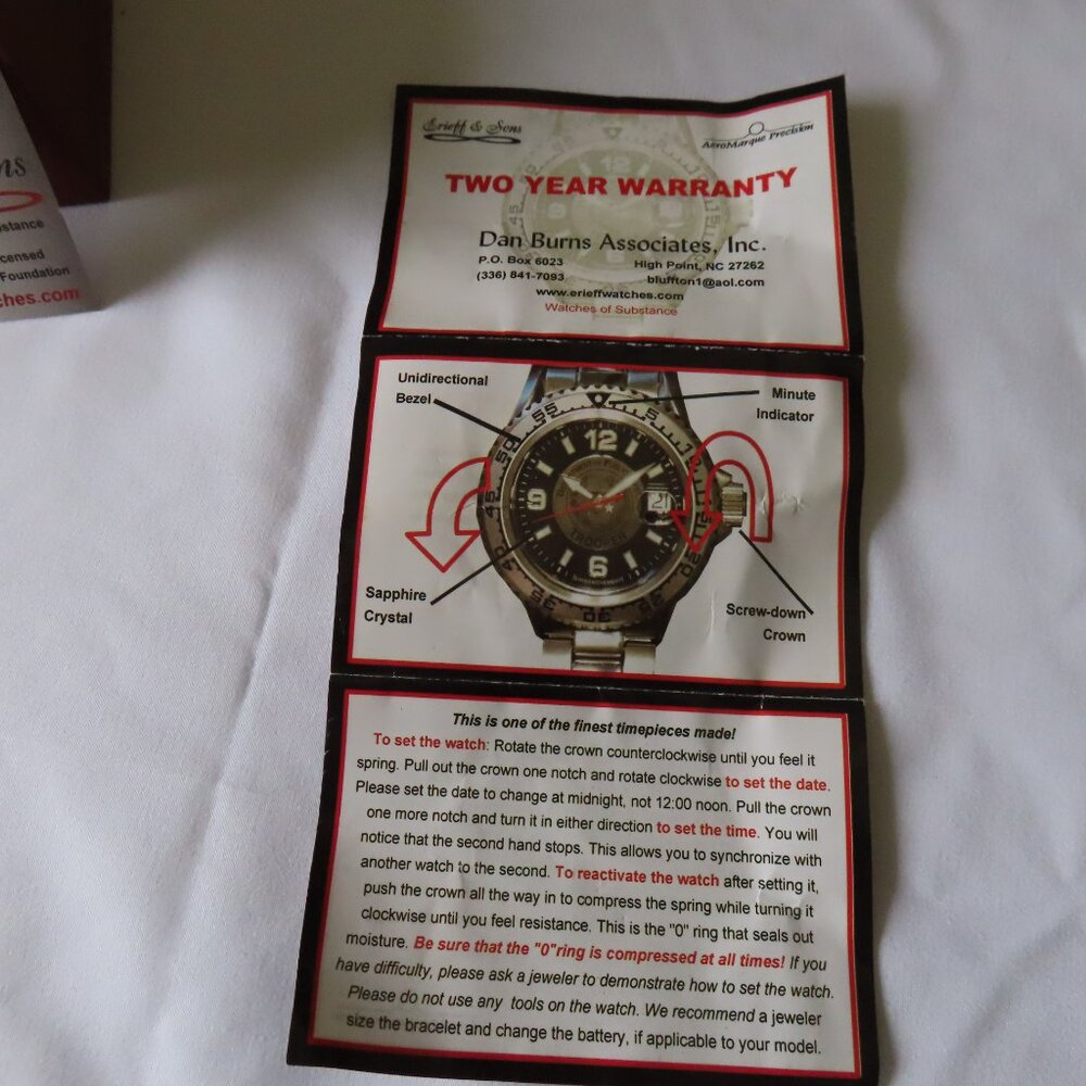 Erieff & Sons RCMP ladies watch - Picture 5 of 6